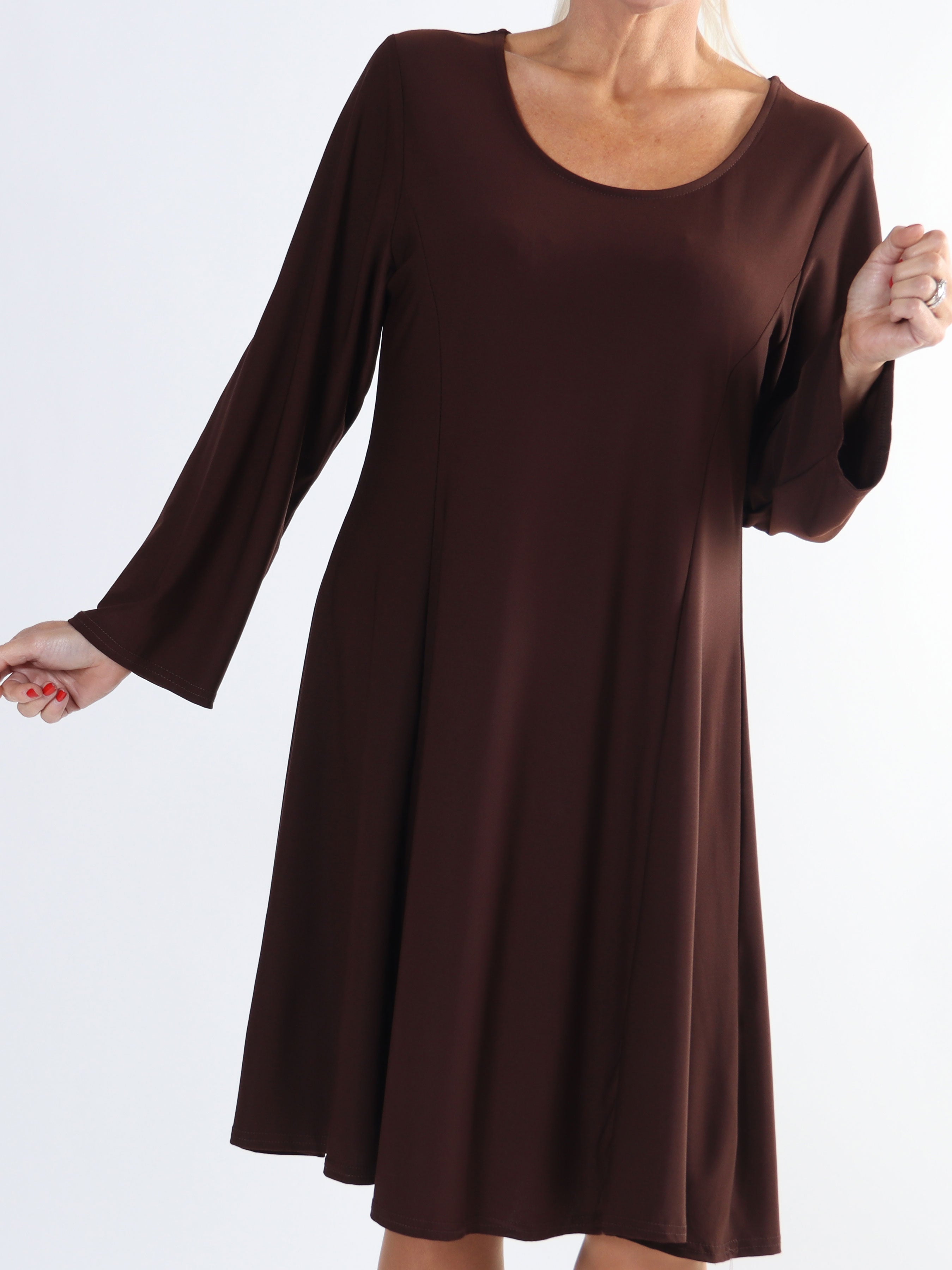 Maj Plain L/S - Klänning med resår i normal storlek